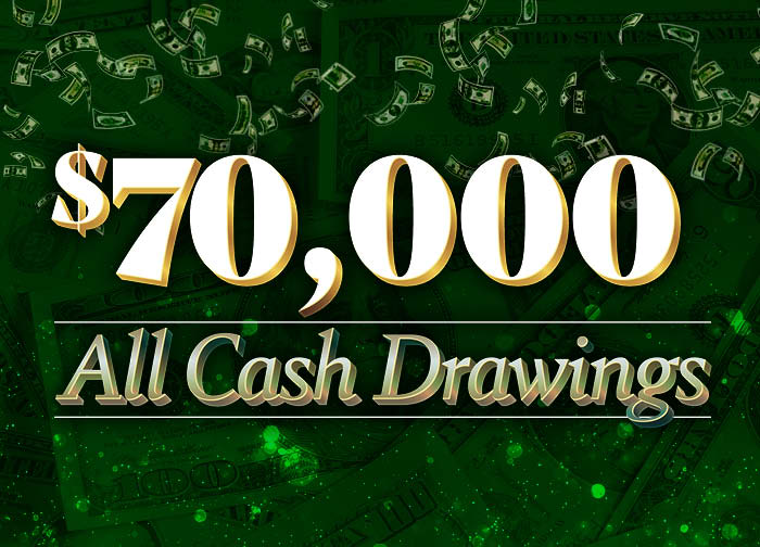 $70,000 All Cash Drawings at Atlantis Casino Resort Spa, Reno
