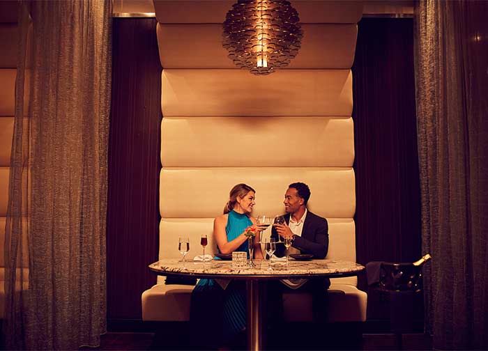 Steakhouse couple at Atlantis
