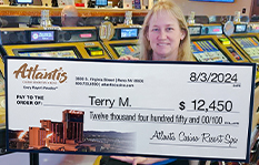 Terry M. won $12,450