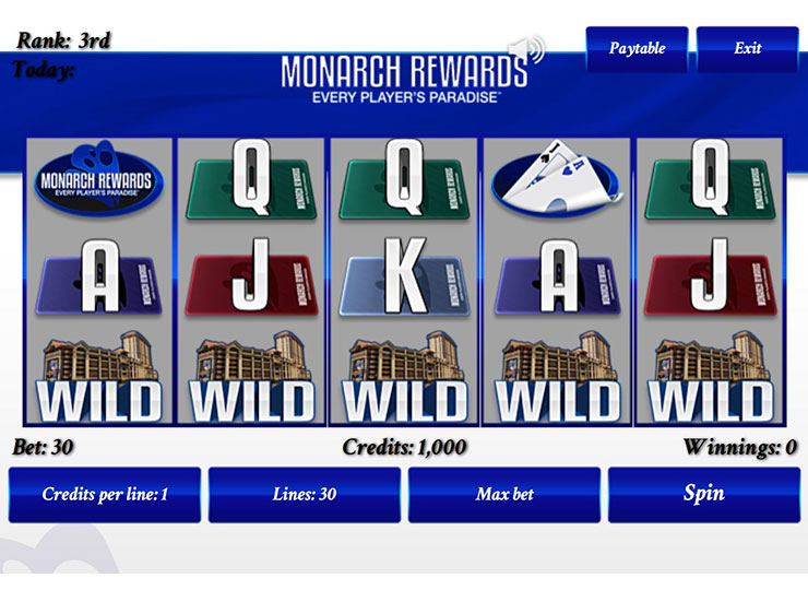 Monarch Rewards Slot Contest