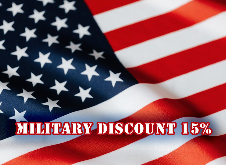 Active or retired members of the military receive 15% off rooms at Monarch Casino in Black Hawk, CO.