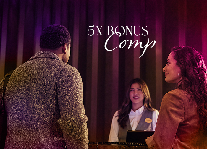 The 5x Bonus Comp points promotion is offered at Monarch Casino Resort Spa in Black Hawk, Colorado.